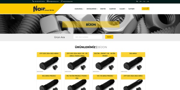 Noir Bijon - Konya Web Tasarım Web Sitesi