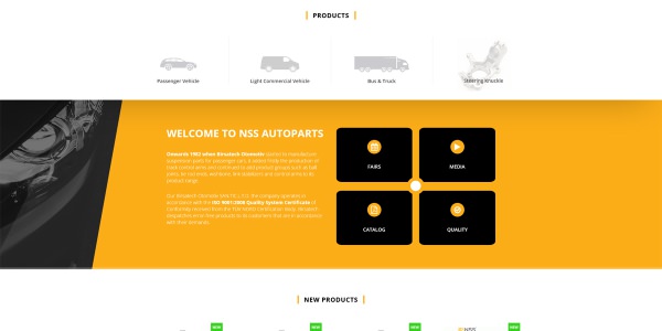 NSS Autoparts - Konya Web Tasarım Web Sitesi