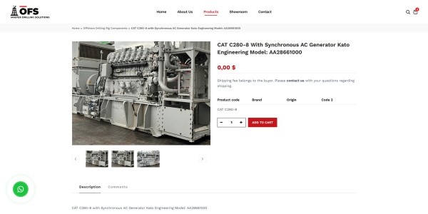 OFS Energy Oilfield Equipment - Konya Web Tasarım Web Sitesi