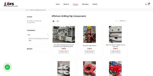 OFS Energy Oilfield Equipment - Konya Web Tasarım Web Sitesi