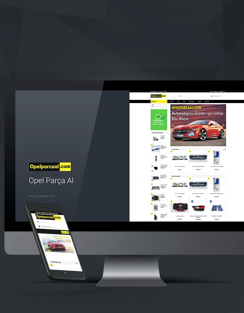 Opel Yedek Parça - Konya Web Tasarım Web Sitesi