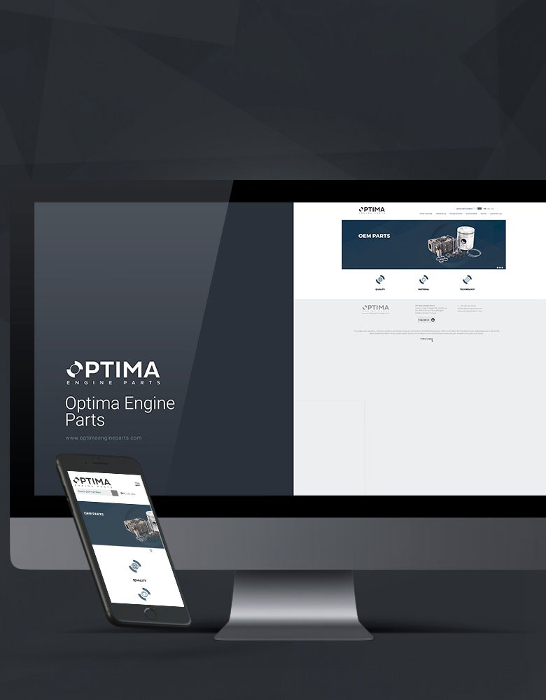 Optima Engine Parts - Konya Web Tasarım Web Sitesi