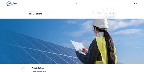 Ottotek Enerji | Yenilenebilir Enerji Çözümleri - Konya Web Tasarım Web Sitesi