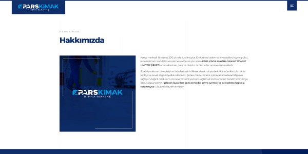Parskimak - Konya Web Tasarım Web Sitesi