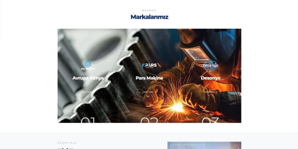 Parskimak Kimya - Konya Web Tasarım Web Sitesi
