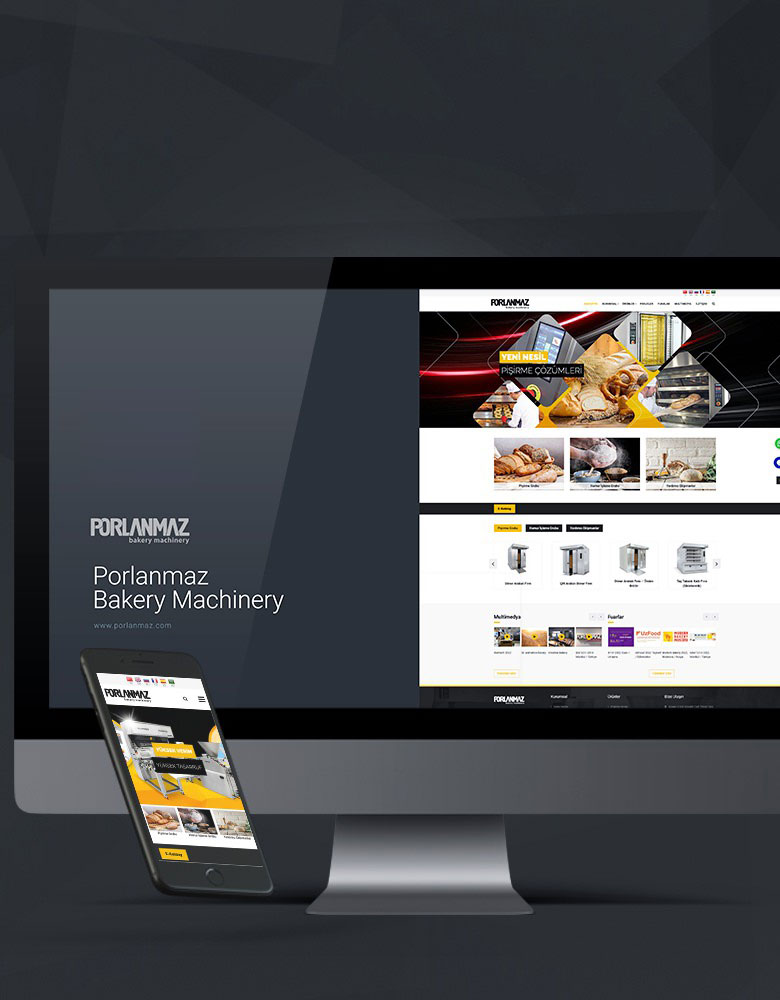 Porlanmaz Bakery Machinery - Konya Web Tasarım Web Sitesi