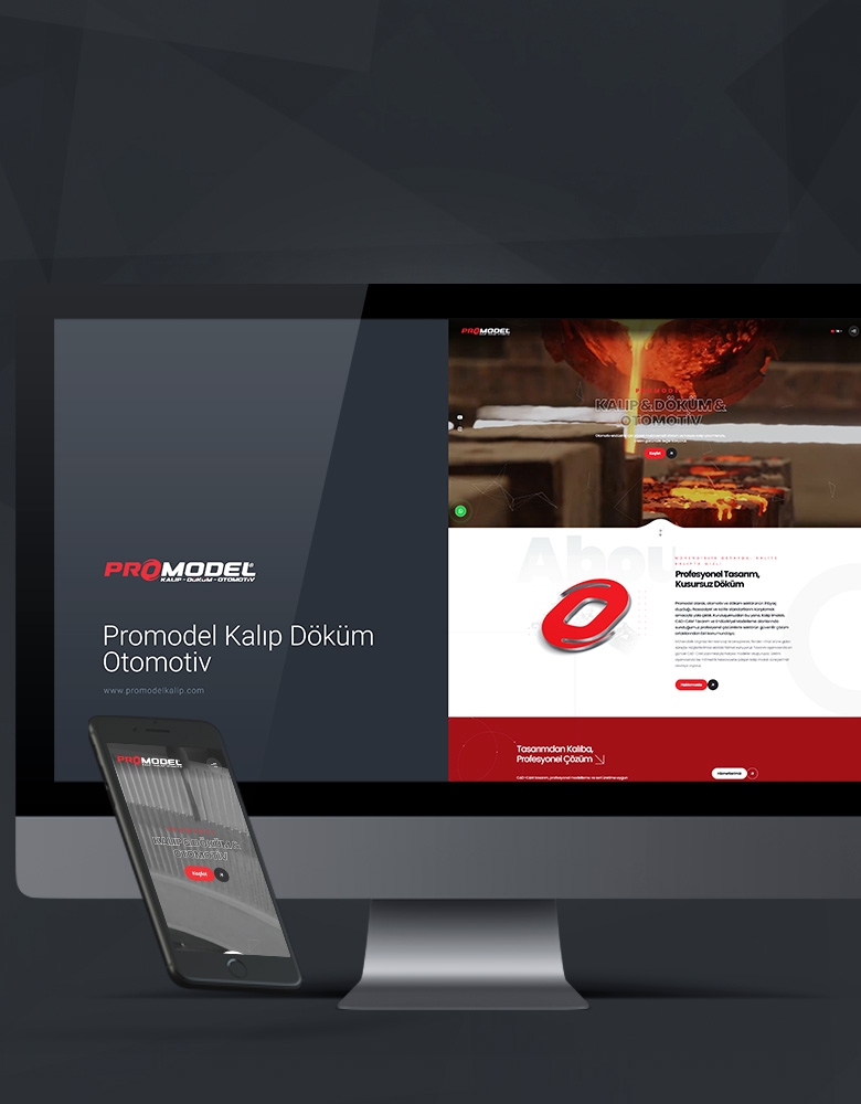 Promodel Kalıp Otomotiv Döküm - Konya Web Tasarım Web Sitesi