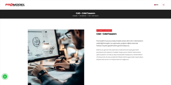 Promodel Kalıp Otomotiv Döküm - Konya Web Tasarım Web Sitesi