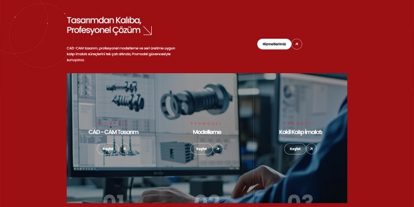 Promodel Kalıp Otomotiv Döküm - Konya Web Tasarım Web Sitesi