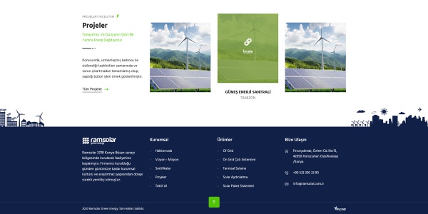 Ramsolar - Konya Web Tasarım Web Sitesi