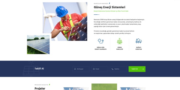 Ramsolar - Konya Web Tasarım Web Sitesi