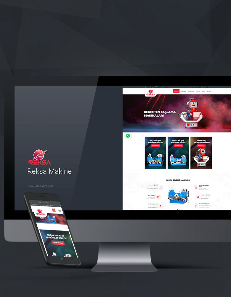 Reksa Makine - Konya Web Tasarım Web Sitesi