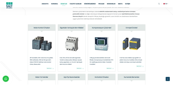 Şalt Elektromarket Enerji Taahhüt - Konya Web Tasarım Web Sitesi