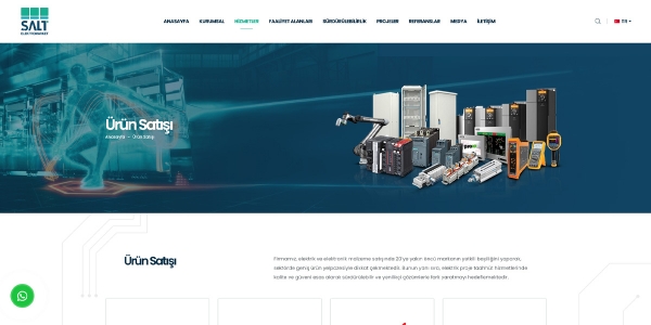 Şalt Elektromarket Enerji Taahhüt - Konya Web Tasarım Web Sitesi
