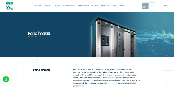 Şalt Otomasyon - Konya Web Tasarım Web Sitesi