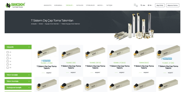 Smoxh Kesici Takımları Bağlantı Elemanları - Konya Web Tasarım Web Sitesi