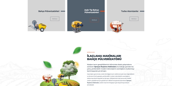 Sprayas İlaçlama Makineleri - Konya Web Tasarım Web Sitesi