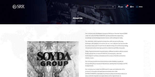 SRR Otomotiv - Konya Web Tasarım Web Sitesi