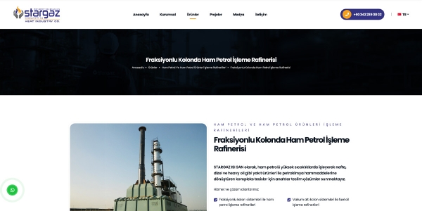 Stargaz Isı Sanayi - Konya Web Tasarım Web Sitesi