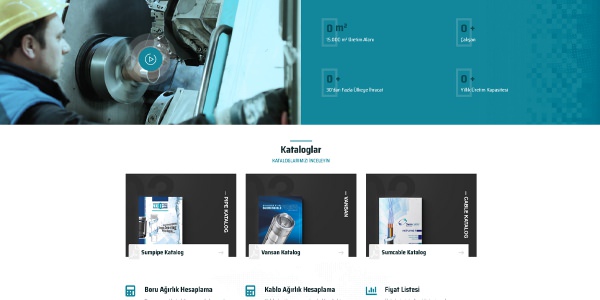 Sumpaş Boru - Konya Web Tasarım Web Sitesi