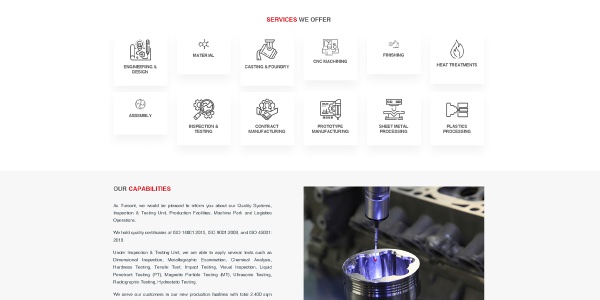 Turcont Cnc Machining - Konya Web Tasarım Web Sitesi