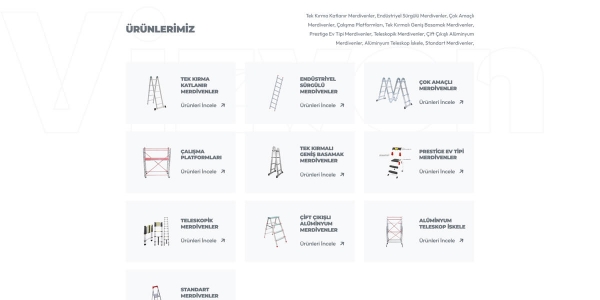 Vizyon Merdiven - Konya Web Tasarım Web Sitesi