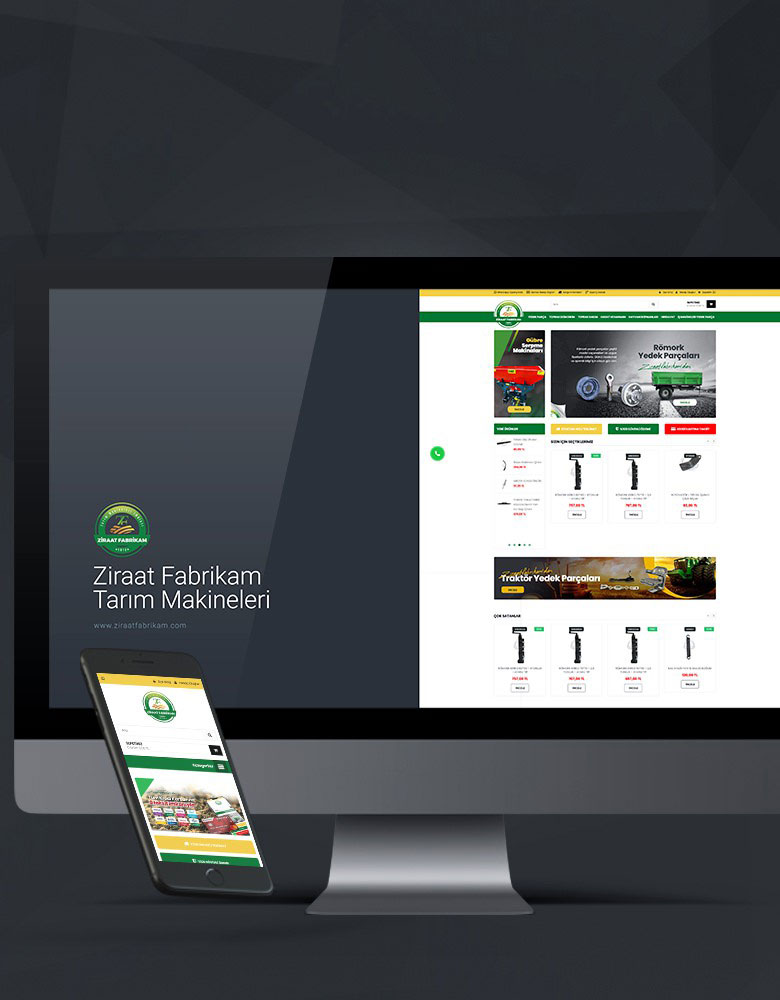 Ziraat Fabrikam - Konya Web Tasarım Web Sitesi