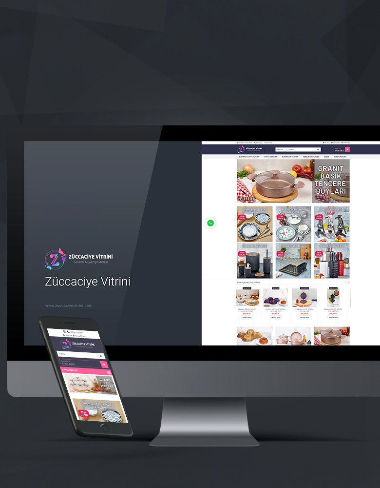 Züccaciye Vitrini - Konya Web Tasarım Web Sitesi